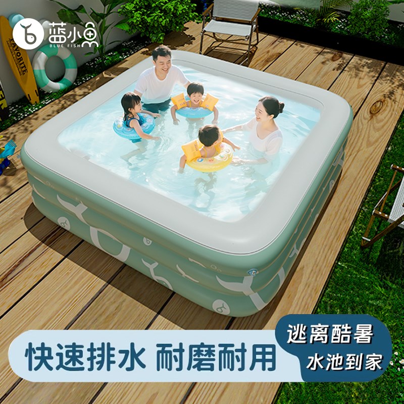 充气游泳池儿童家用加厚宝宝成人大型遮阳水池小孩家庭大人戏水池