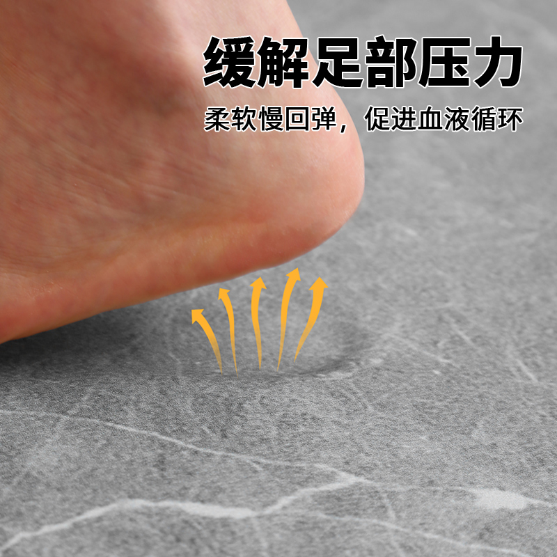 满铺厨房地垫防滑防油可擦免洗pvc防水垫子厨房地垫耐脏脚垫