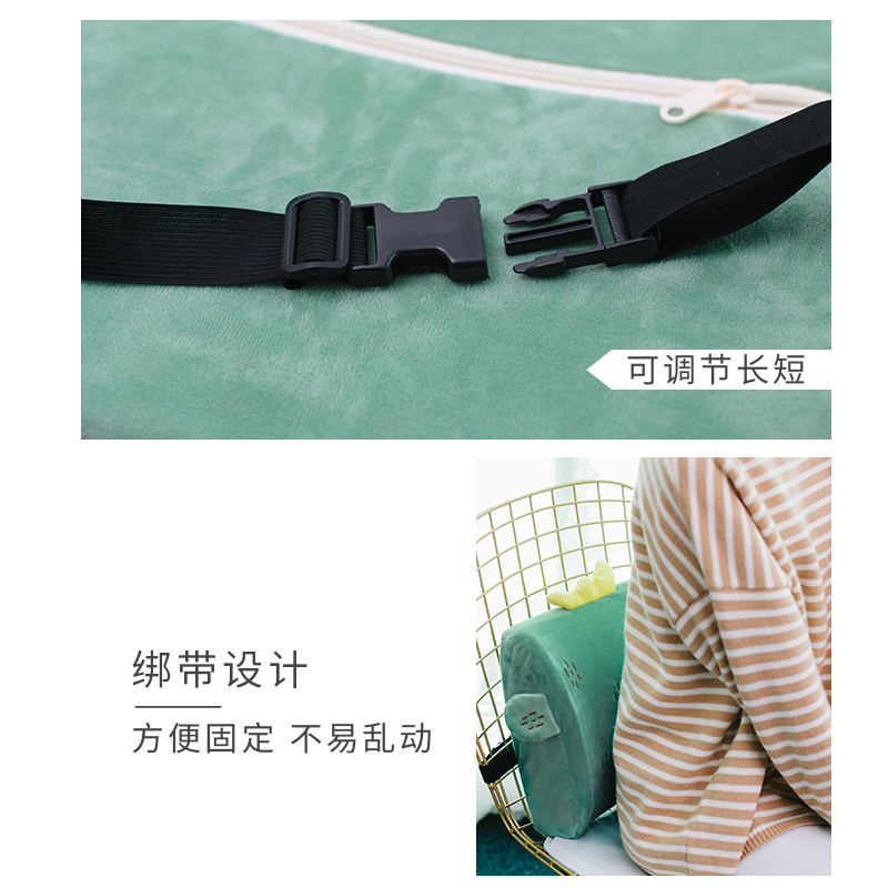 靠垫办公室腰靠汽车腰部靠背垫抱枕护腰靠枕记忆棉腰垫座椅子腰枕