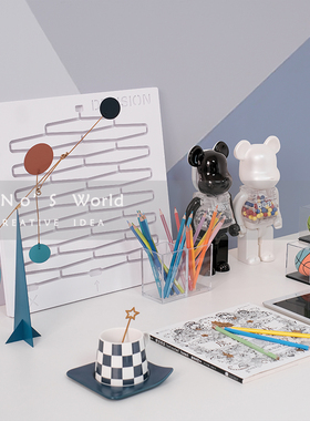 KINO奇诺儿童房摆件男孩房间装饰决策板样板间软装书桌学习桌饰品