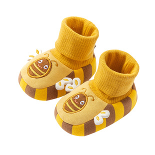 步前鞋 秋冬季 12个月男女宝宝棉鞋 加厚保暖软底学步3 冬 婴儿棉鞋