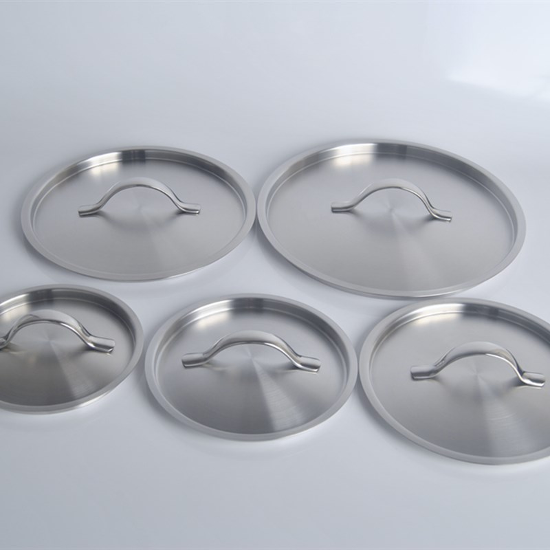 18/10不锈钢盖子汤锅盖子下沉式锅盖合适16-18-20-24-26-28cm