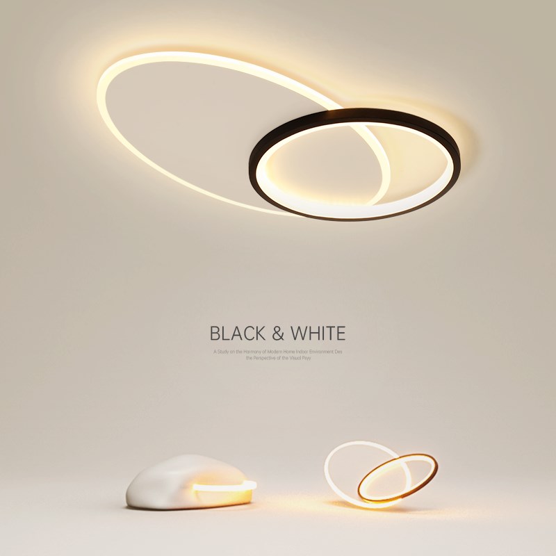 北欧lead吸顶灯创意卧室灯简约现代小客厅灯餐厅书房灯具2021新款