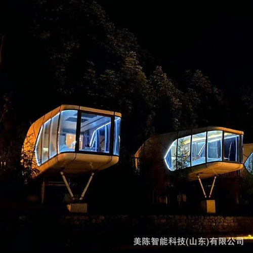 室外露营地快捷式酒店公寓大型景观可移动阳光房摆件太空舱民宿