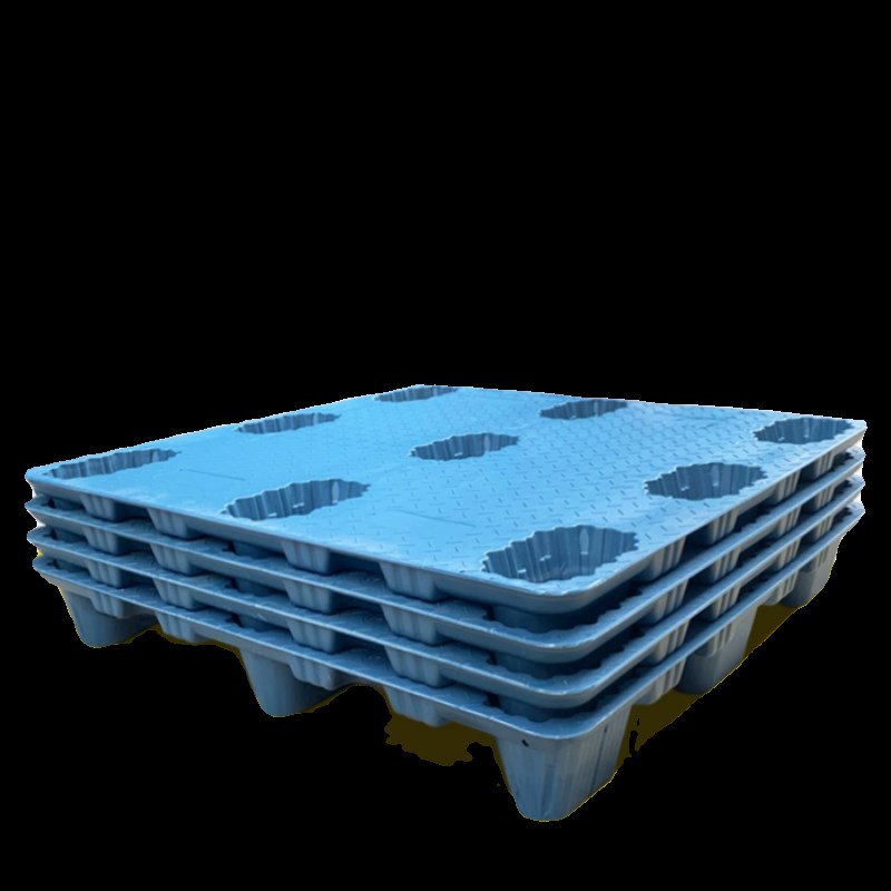叉车物流塑料托盘吹塑防潮仓库垫板卡板地台地堆托盘托板塑料地垫