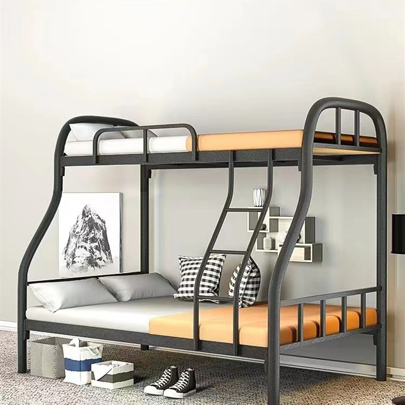 上下双层铁床铁艺成人子母床1.5米员工宿舍床上下铺铁床铁架子床