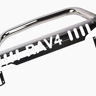 前RAV4前后杠RAV4RAV480护栏保险杠14不锈钢防撞后RAV4前后杠杠