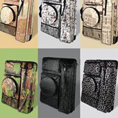 升级版 防水索多美术画板收纳袋画板袋背包包美 画板艺考双肩画西