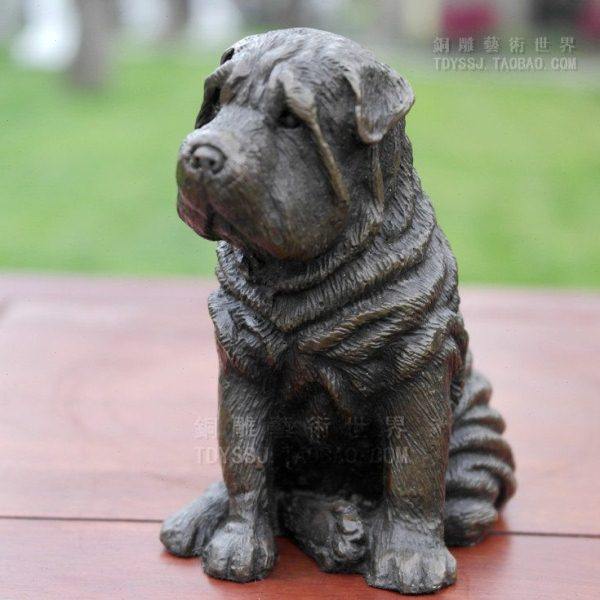 铜雕塑可爱的小狗宠物爱家居饰品电视酒柜玄关展示架办公室摆件,家居饰品,装饰摆件,淘宝优惠券,粉丝福利购,淘宝优惠卷