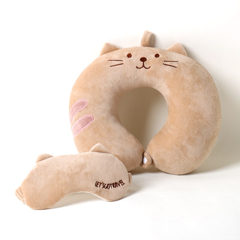 u型枕卡通 居家办公护颈枕 学生午睡护J脖子靠枕u形枕枕头车用旅