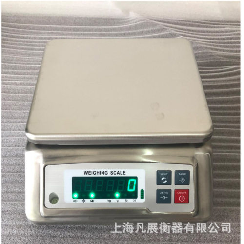 不锈钢计重防水秤食品冷库水产品专用JZC-FWED电子台秤精准电子称