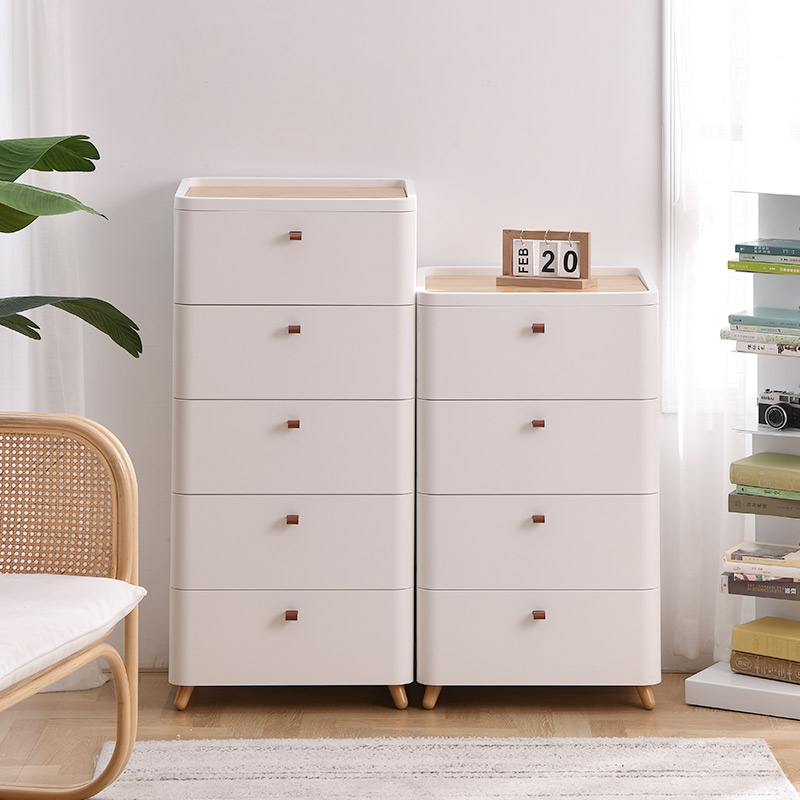 家用抽屉式e收纳柜客厅五斗橱柜塑料杂物收纳柜日式简约现代床头