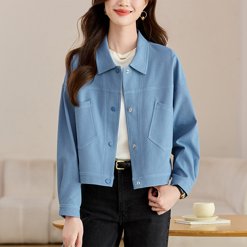 休闲宽松牛仔外套女士202
