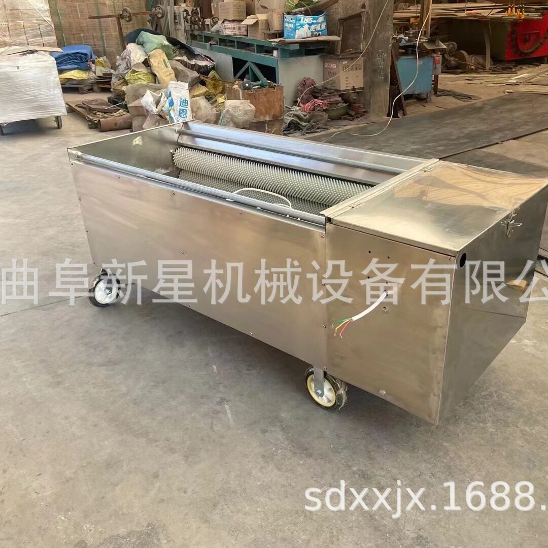 山核桃去皮清洗机 高产量青核桃剥壳机 全新鲜核桃脱皮机
