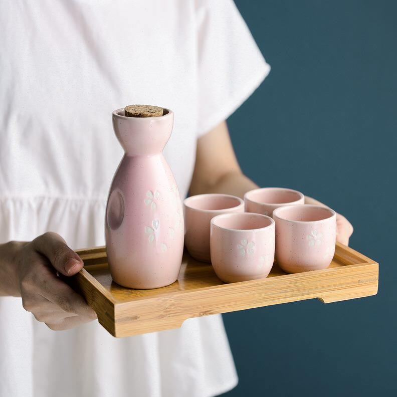 清酒餐厅日式家用小白酒杯陶瓷小号壶酒杯口杯白酒盅一酒酒具套装