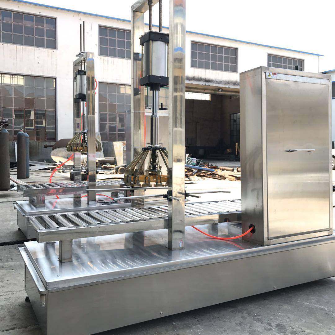 莱州厂家供应 涂料油漆灌装机灌装压盖一体机乳胶漆工业设备