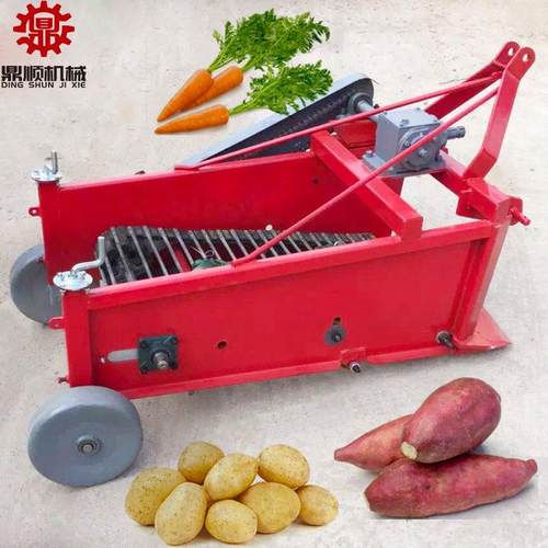 红薯地瓜杀秧机收获机 农用四轮车带蜜薯土豆挖掘机 旋耕起垄机