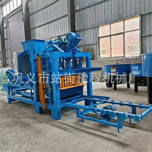 brick machine全自动砌块砖机空心砖机生产线4-25型花砖生产设备