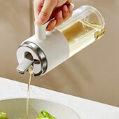 罐油罐酱油瓶玻璃油壶调料防漏家用醋调味不锈钢油高档套装 厨房油