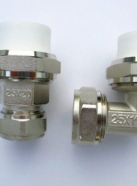 /弯头20162025水 直接/铝塑管暖/地暖管铜PPR运活接1612管件盾转