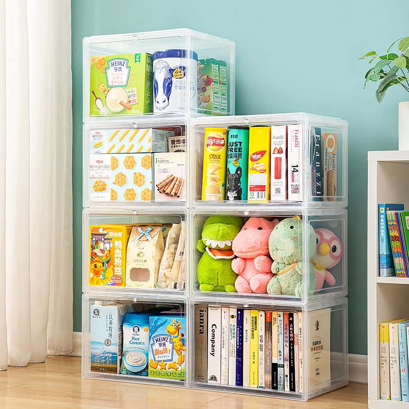 客厅收纳柜桌下夹缝户外储物柜窄缝可移I动床头柜pp材质角落抽屉