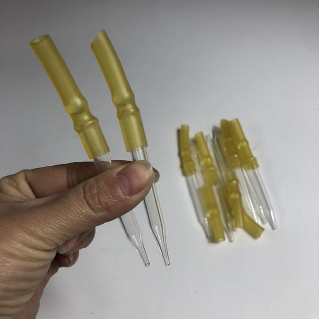 头配件高式实验滴定滴定管硼硅滴耐高温滴定管耗材玻璃头碱玻璃