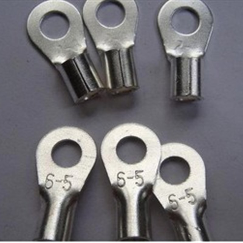 冷压接线端d子电线接线连接器铜鼻子冷压端头OT6-5 1000只/包