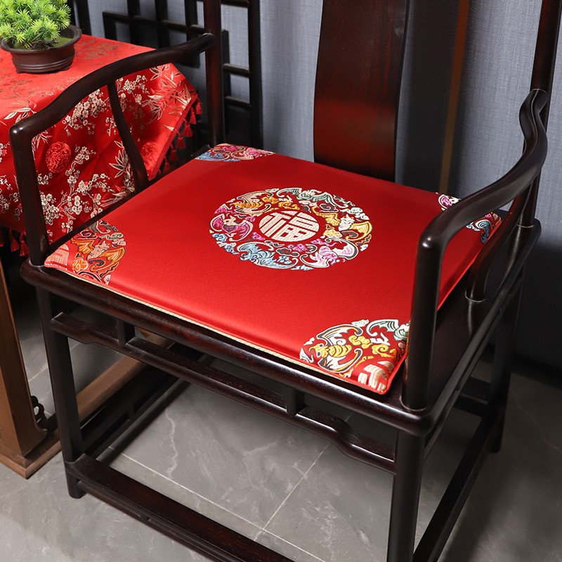 红木椅子坐垫中式家居茶桌椅圈椅垫D长椅餐桌椅实木沙发垫冬季座