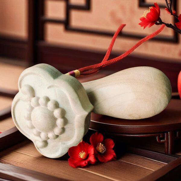 随身原色吉祥手工手把件如意装饰卧室自制婴儿桃木桃木挂件摆件肥