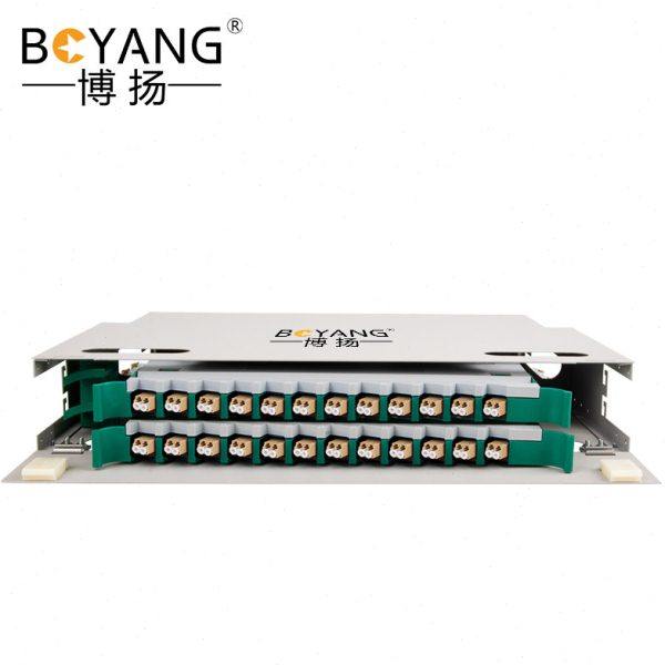 博扬 24口48芯ODF光纤配线架/子框/单元体满配LC多模(50/125)双,五金/工具,通用电缆,淘宝优惠券,粉丝福利购,淘宝优惠卷
