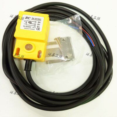 台湾RC睿晟RA-3010NC接近开关方形30MM检测10MM传感器全新原装