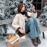 秋冬款新品-韩系减龄皮毛一体外套ZB187-139-P188-K268，女装皮草，浙宝187