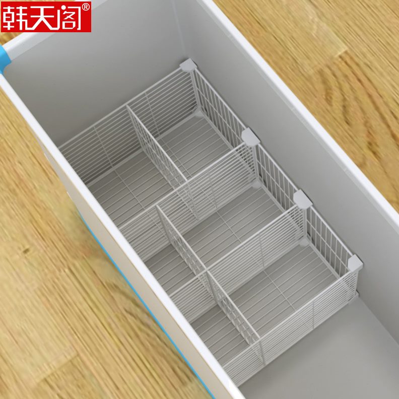 24底储物架分带分格收纳篮子区雪糕柜隔板筐冰柜冷冻网内置物分隔