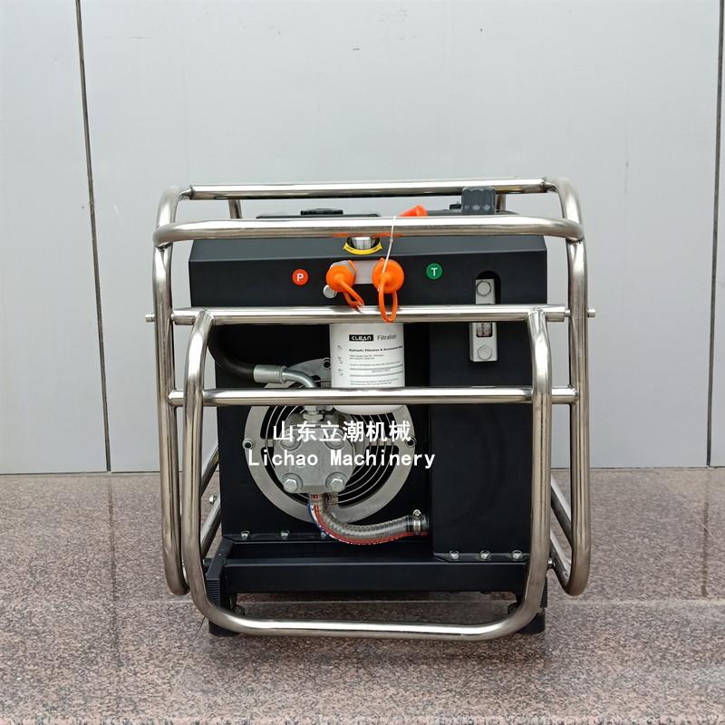 厂家供13马力液压泵站 小型汽油动力站 城市雨季防洪渣浆抽水泵