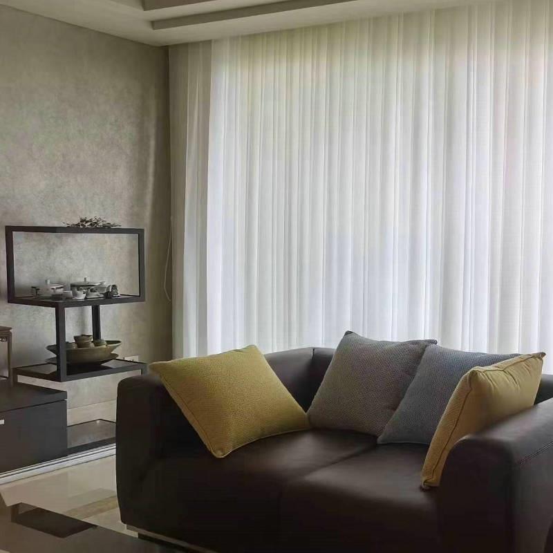 厂家梦幻窗帘网红窗帘客厅阳台落地垂直手动垂直半纱布帘梦幻窗帘