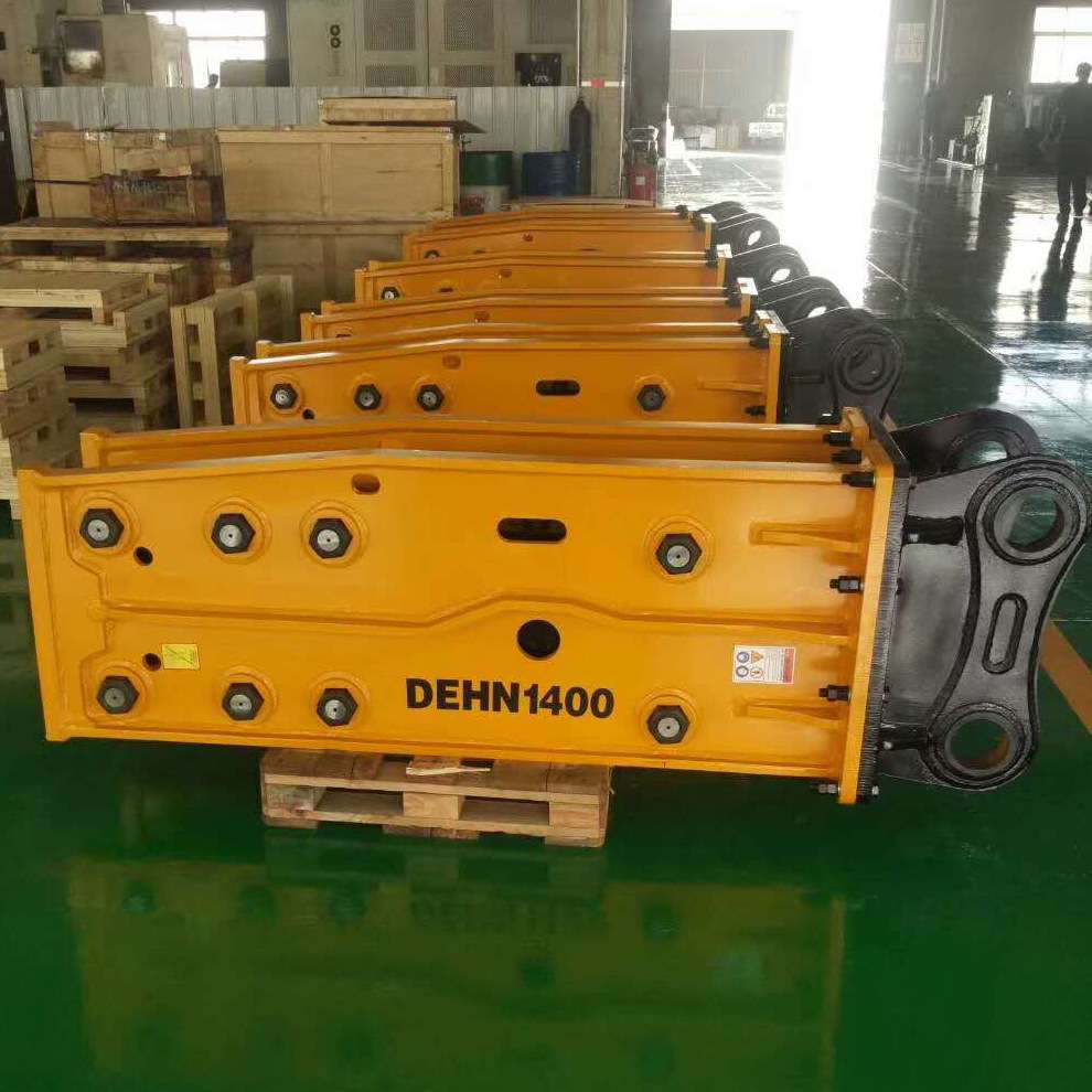 挖掘机140破碎锤厂家直销矿山开采专用迪悍140炮锤钎杆 夹板螺丝