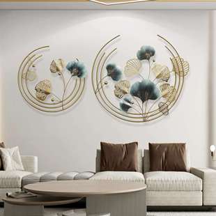 dec 饰创意挂件金属立体壁wall 轻奢风卧室房间装 修饰品床头墙面装