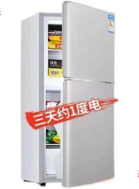 一级宿舍节能̄尔小冰箱家用小型省电迷你冰箱出租房Heiar双门海