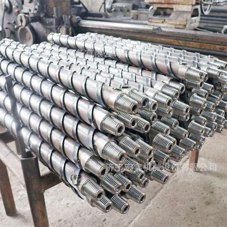 矿井用φ63*1.5米肋骨钻杆单螺旋缠绕全自动焊接 地质钻探钻具