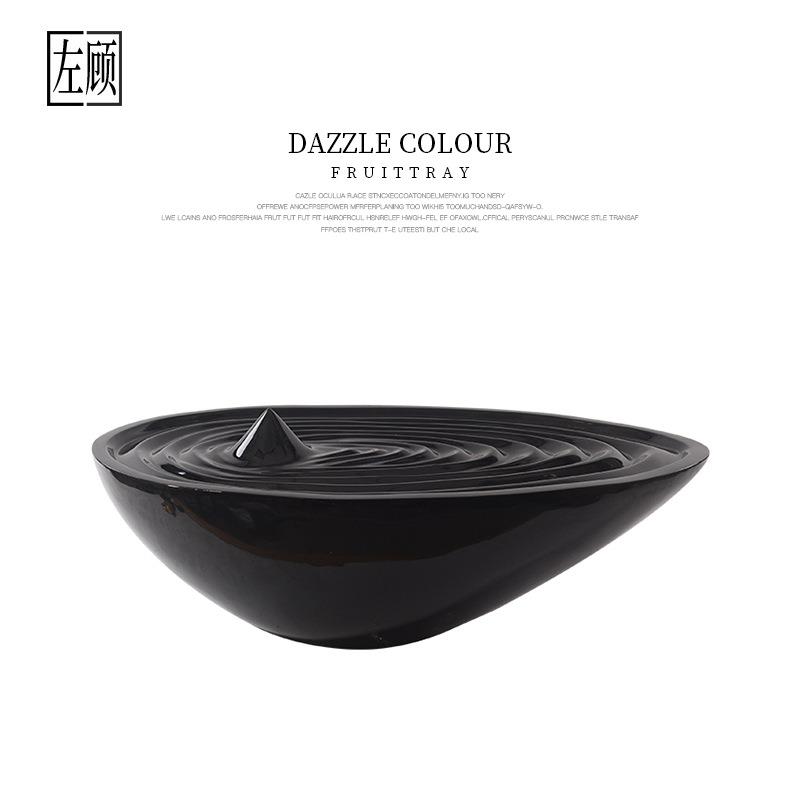 左顾创意碧水波澜楼梯艺术品摆件酒店售楼处展厅样板房走廊装饰品