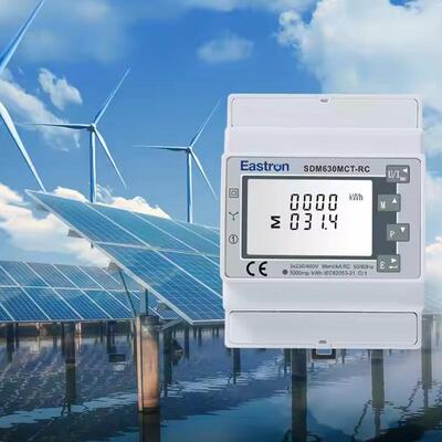东鸿导轨式三相多功能交流电能表SDM630MCT-40MA光伏并网智能电表