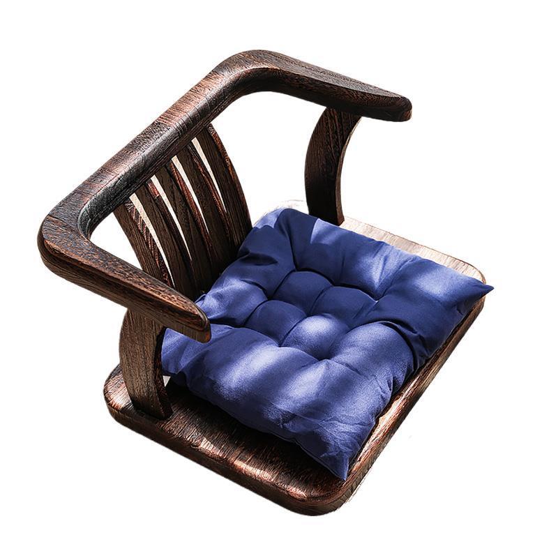 实木靠背圈椅榻榻米小椅子家用喝茶椅休闲椅阳台飘窗桌椅矮款凳子