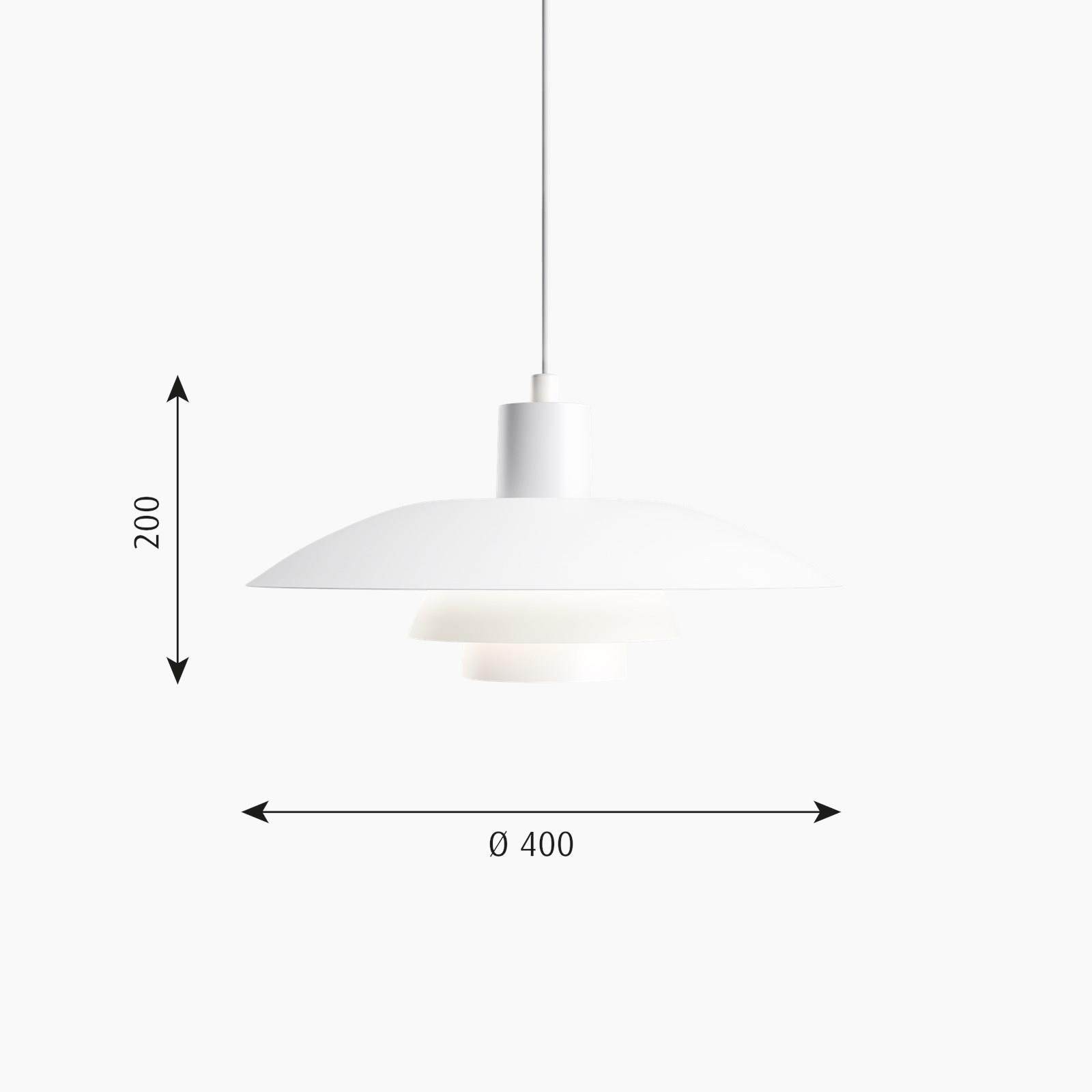 丹麦PH3/4北欧白色三层 餐厅吧台橱窗服装店餐厅小吊灯艺术个性灯