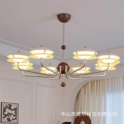 中古复古风吊灯现代轻奢简约风客厅温馨卧室书房餐厅民宿装饰吊灯
