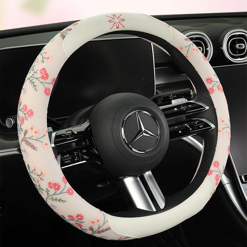 2025年新款风蕾丝汽车方向盘套厂家直销