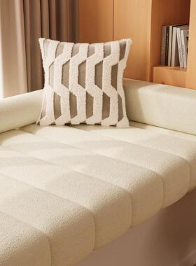 2U8K【】飘窗垫2024新款阳台卧室沙发坐垫泰迪绒窗台垫子定