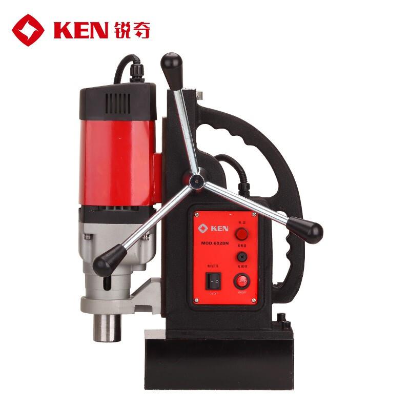 锐奇(KEN)磁座钻6028N工业级磁铁钻取芯钻空心钻台钻电动工具