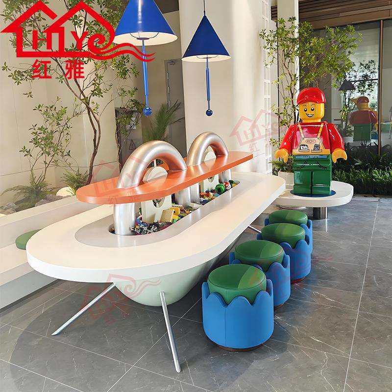 售楼处架空层娱乐区儿童玻璃钢桌椅幼儿园游乐场绘画桌积木长桌,鲜花速递/花卉仿真/绿植园艺,割草机/草坪机,淘宝优惠券,粉丝福利购,淘宝优惠卷