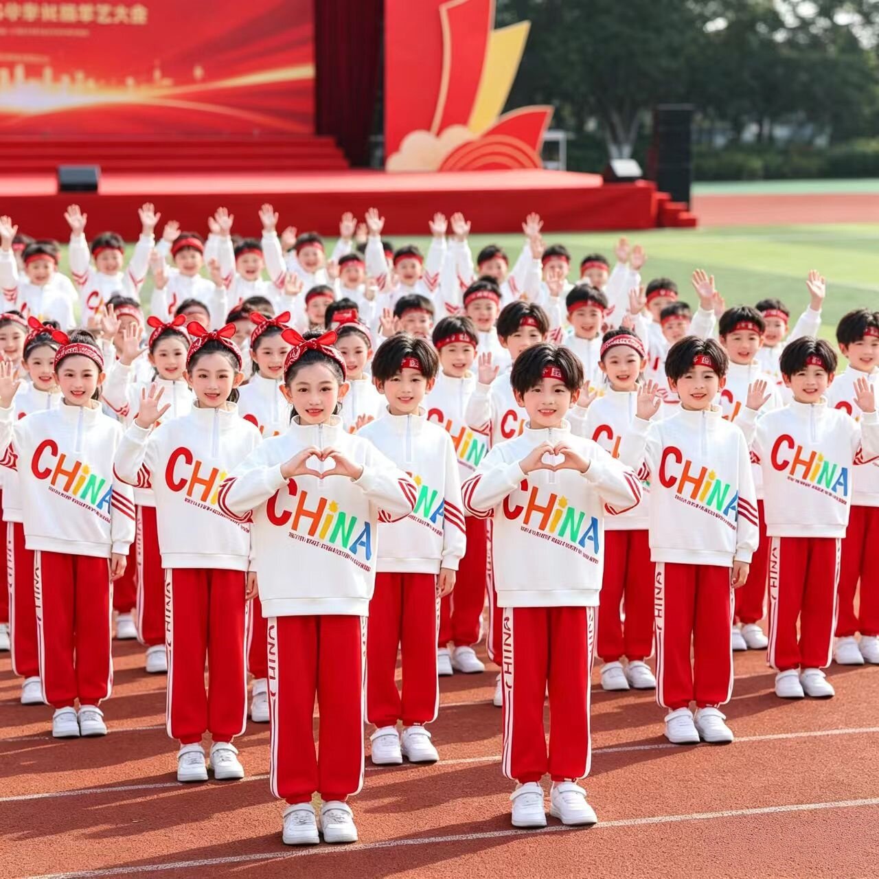 秋季儿童啦啦队演出服装中小学生运动会开幕式服装幼儿舞蹈表演服