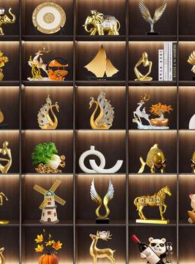 2024现代轻奢高档酒柜摆件客厅B电视柜桌面装饰品乔迁新居礼物实